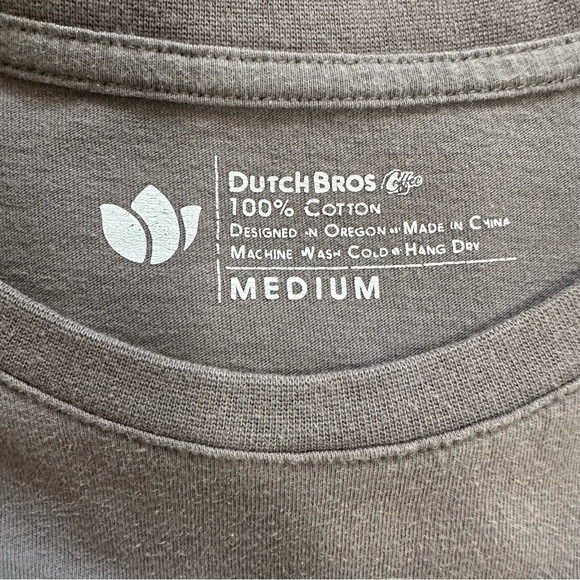 Dutch Bros Gray w/Neon DRINK ONE FOR DANE SMALL+Medium+XL+XXL Tee DB 1992 - Picture 5 of 9